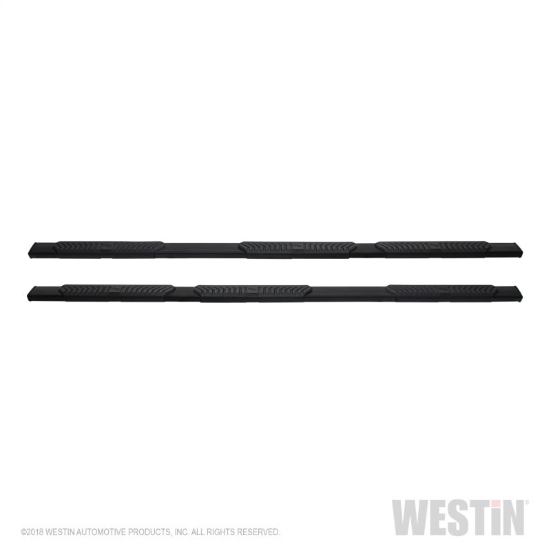 Westin 07+ Chevrolet Silverado 1500 Crew Cab 5.5ft Bed R5 M-Series Nerf Step Bars - Black