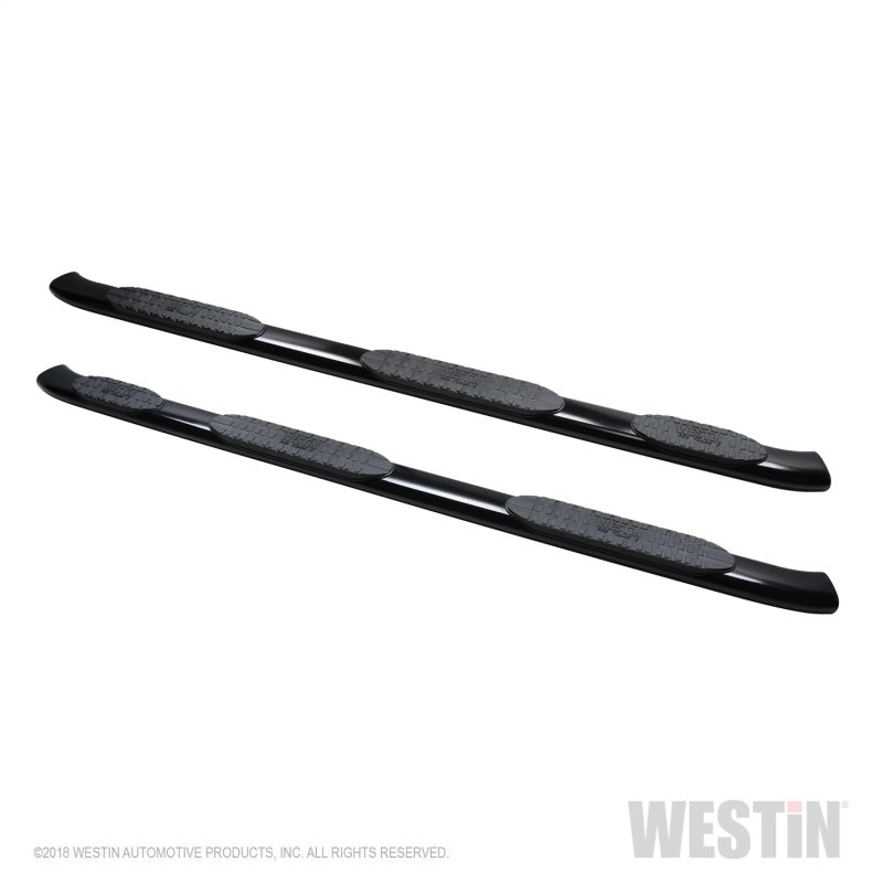 Westin 19+ RAM 1500 CC 5ft7in. Bed (Excl. Classic) PRO TRAXX 5 W2W Oval Nerf Step Bars - Black