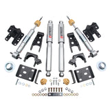 Belltech LOWERING KIT Chevy Silverado/Sierra 1in to -2in Front/4in Rear w/ Street Perf Shocks