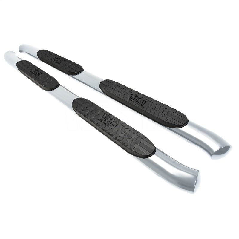 Westin Toyota Tundra Double Cab PRO TRAXX 4 Oval Nerf Step Bars - Stainless Steel