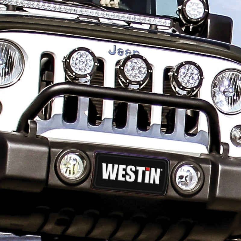 Westin/Snyper 07-17 Jeep Wrangler Snyper Bumper Mount Light Bar - Textured Black