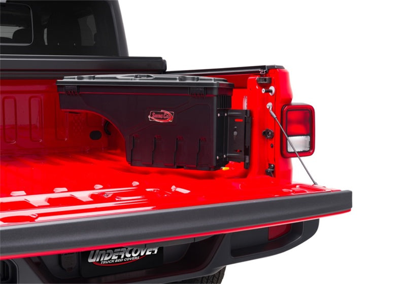 UnderCover Jeep Gladiator Passengers Side Swing Case - Black Smooth