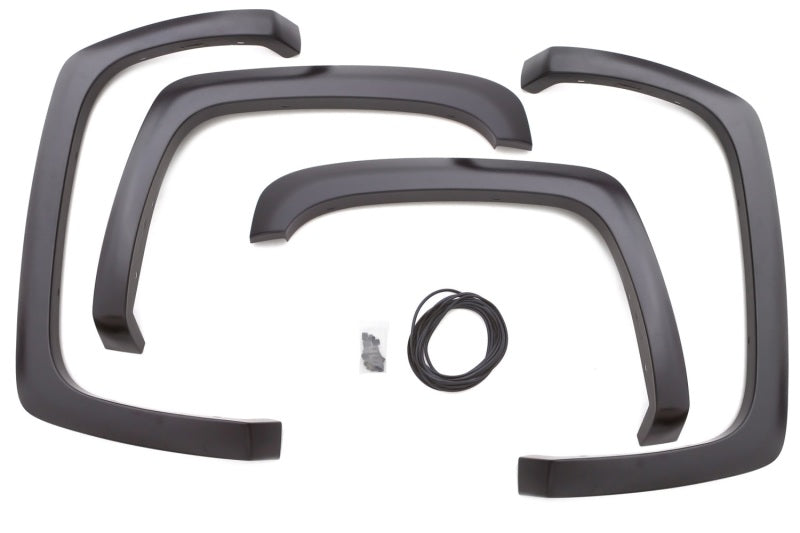 Lund Chevy Silverado 1500 SX-Sport Style Smooth Elite Series Fender Flares - Black (4 Pc.)