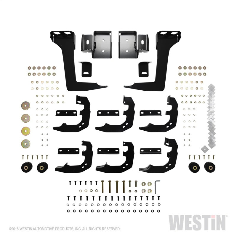 Westin Ram 1500 Crew Cab w/ 6.5ft Bed PRO TRAXX 5 W2W Oval Nerf Step Bars - Black