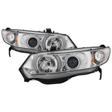 Load image into Gallery viewer, Spyder Honda Civic 06-08 2Dr Projector Headlights LED Halo Chrome High H1 Low H1 PRO-YD-HC06-2D-HL-C