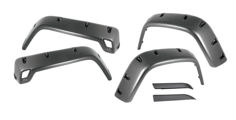 Rugged Ridge 6-Piece Fender Flare Kit Jeep Wrangler