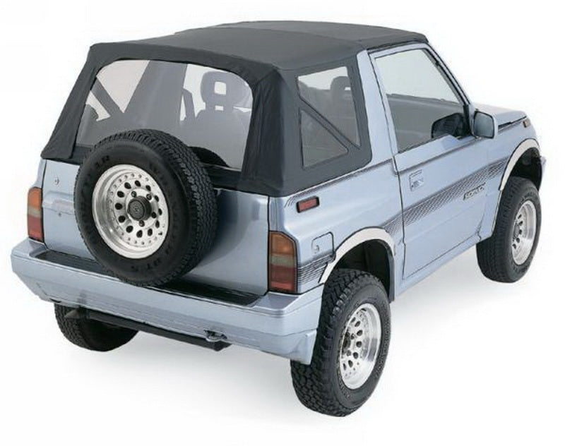 Rampage Geo Tracker Soft Top OEM Replacement - Black Denim
