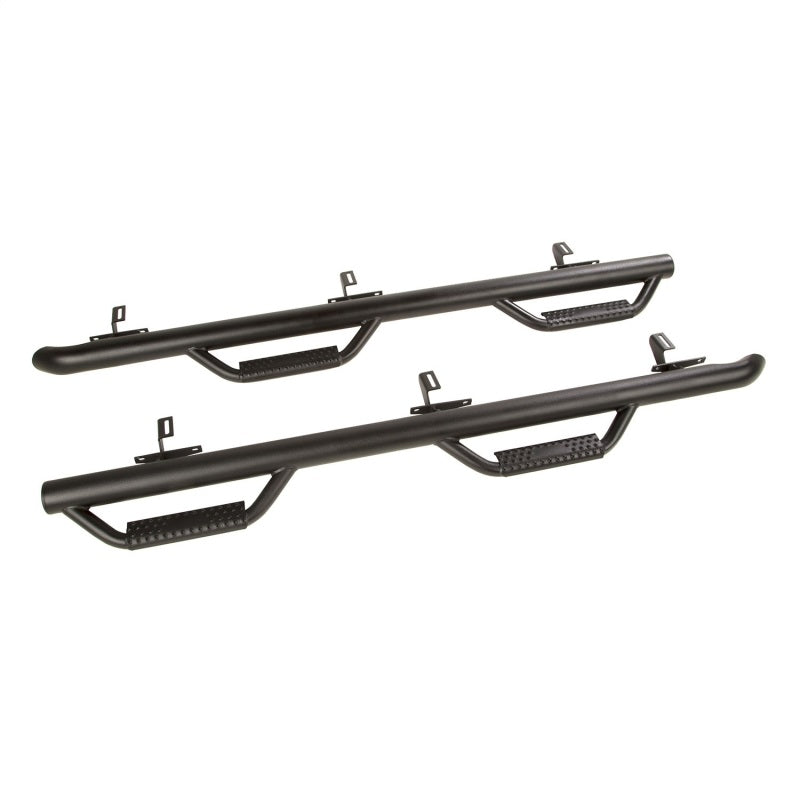 Rugged Ridge Spartan Nerf Bar Textured Black Jeep Wrangler JKU 4 Door