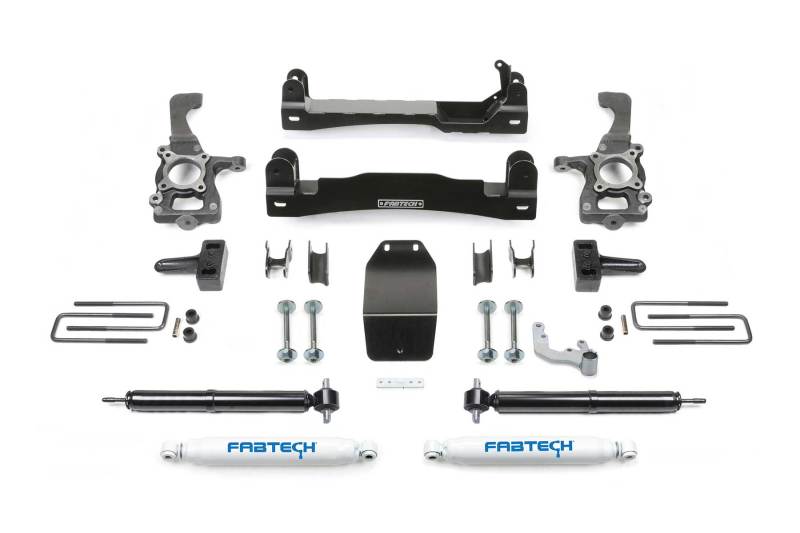 Fabtech 15+ Ford F150 4WD 4in Basic Sys w/Rr Perf Shks
