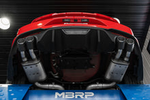 Load image into Gallery viewer, MBRP Ford Mustang GT 5.0 w/ Quad Tip Active Exhaust Cat Back Split Rear T304 w/ Carb Fib Tips