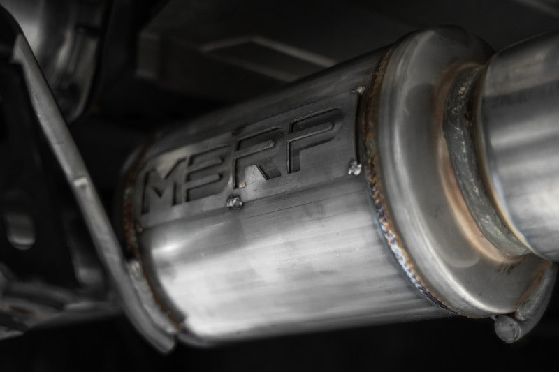 MBRP Nissan GTR 3.8L Stainless Steel 3.5in Cat-Back, Dual Split Rear Quad Carbon Tips