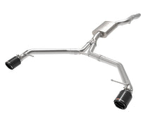 Load image into Gallery viewer, afe MACH Force-Xp 13-16 Audi Allroad L4 SS Axle-Back Exhaust w/ Carbon Tips