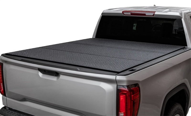 Access LOMAX Tri-Fold Cover 22+ Toyota Tundra  - 5ft 6in Bed (w/Deck Rail)