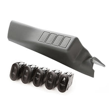 Load image into Gallery viewer, Rugged Ridge Etched A-Pillar 4 Switch Pod Kit LHD JK