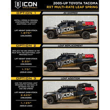Load image into Gallery viewer, ICON 05-15 Toyota Tacoma 0-3.5in/16-17 Toyota Tacoma 0-2.75in Stg 10 Suspension System w/Billet Uca