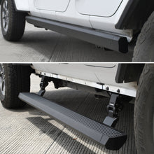 Load image into Gallery viewer, Go Rhino Jeep Wrangler 4dr E-BOARD E1 Electric Running Board Kit (Drilling Req.) - Tex. Blk