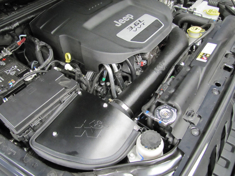 K&N Jeep Wrangler 3.6L-V6 Aircharger Perf Intake Kit