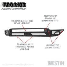Load image into Gallery viewer, Westin Chevrolet Silverado 2500/3500 Pro-Mod Front Bumper