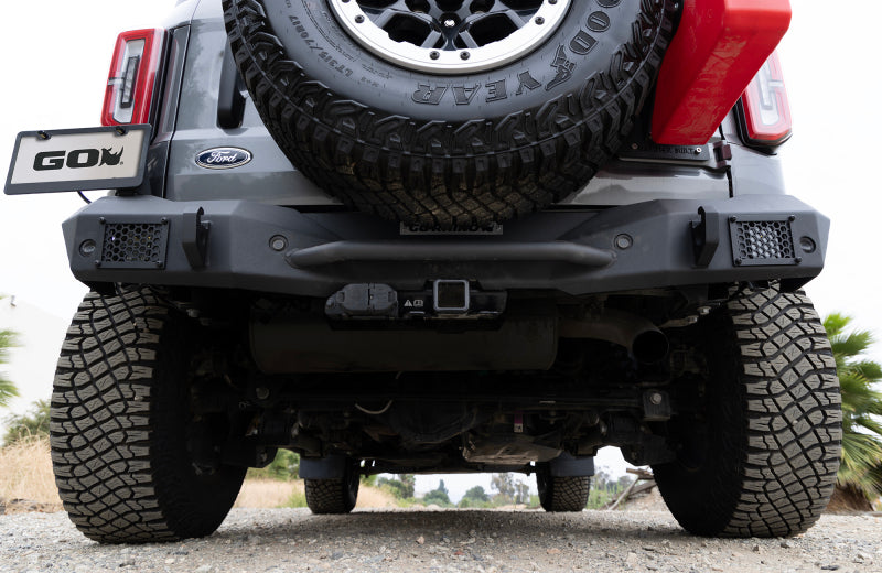Go Rhino Ford Bronco 2/4dr (Excl. Sport) Rockline Rear Full Width Bumper