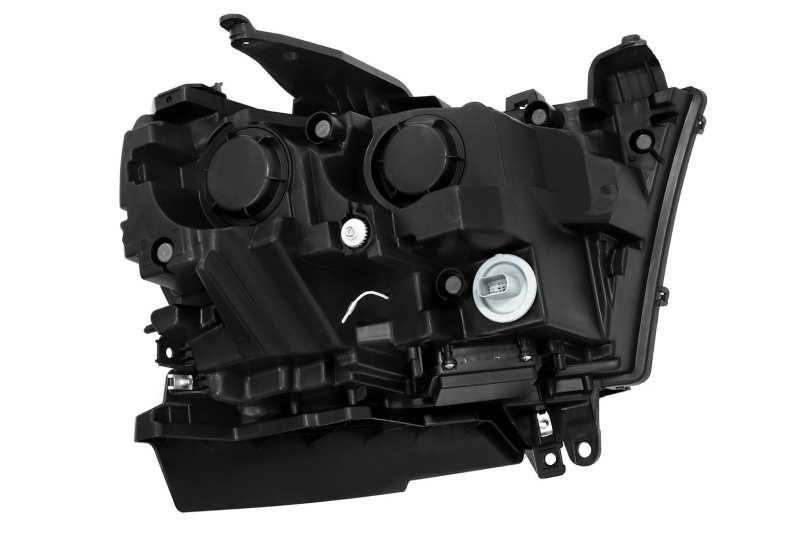 AlphaRex 19+ Ram 1500HD NOVA LED Proj Headlights Plank Style Gloss Blk w/Activ Lght/Seq Signal/DRL