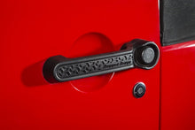 Load image into Gallery viewer, Rugged Ridge Elite Dr Hndle Inserts Black Tread 2Dr Jeep Wrangler JK