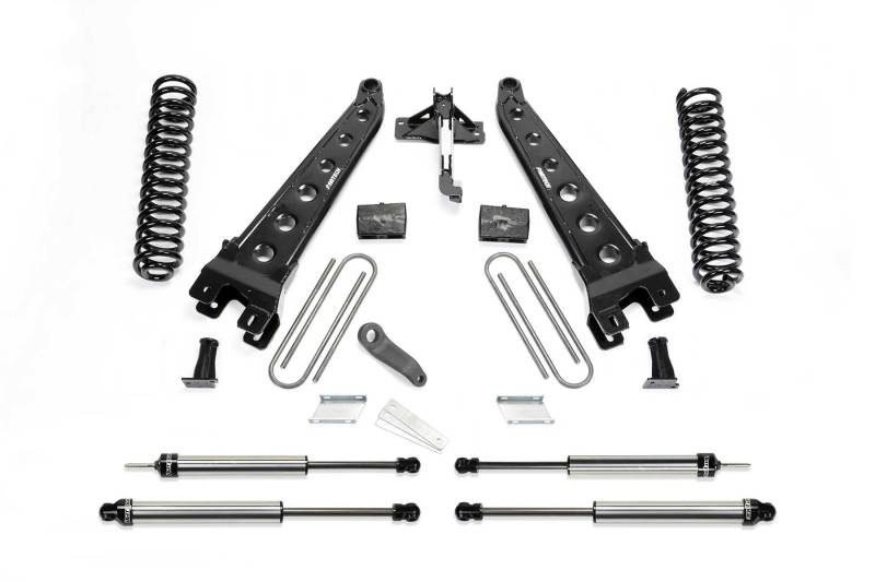 Fabtech 17+ Ford F250/F350 4WD Diesel 6in Rad Arm Sys w/Coils & Dlss Shks