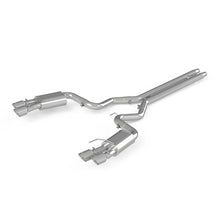 Load image into Gallery viewer, MBRP Ford Mustang GT 5.0 3in Dual Split Rear AL Cat Back w/ Quad 4.0in Dual Wall Tips