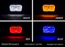 Load image into Gallery viewer, Diode Dynamics Stage Series 2 In LED Pod Sport - White Flood Flush WBL Each