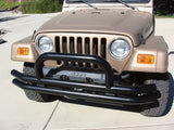 Rampage Jeep CJ5 Double Tube Bumper Front - Black