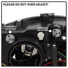 Load image into Gallery viewer, Spyder Audi A4 06-08 Projector Headlights Halogen Model Only - DRL Black PRO-YD-AA405-DRL-BK