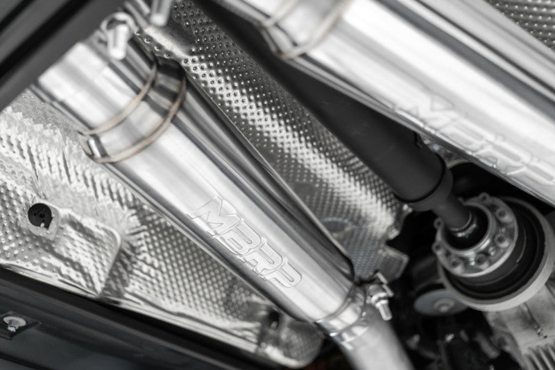 MBRP Charger 5.7/6.1/6.4L 3in Dual Rear Exit SS Catback Exhaust w/ Carbon Fiber Tips