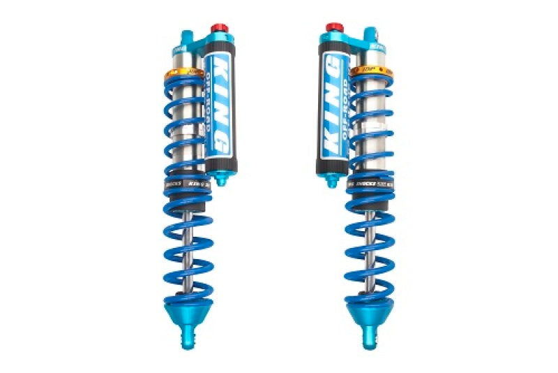 King Shocks 18+ RZR-XP Turbo S 2.5 Front Internal Bypass Piggyback Coilover w/ Finned Res & Adjuster