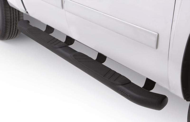 Lund Chevy Silverado 1500 Ext. Cab (Excl. 11-17 Diesel Model) 5in. Oval Bent Nerf Bars - Black