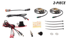 Load image into Gallery viewer, Diode Dynamics RGBW Engine Bay Strip Kit 2pc Multicolor