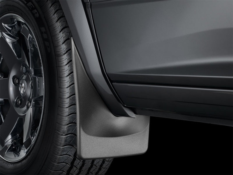 WeatherTech Toyota Tacoma No Drill Mudflaps - Black