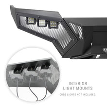 Load image into Gallery viewer, Go Rhino Tacoma Element Front Bumper w/ Power Actuated Hide-away Light Bar Mount Tex Black