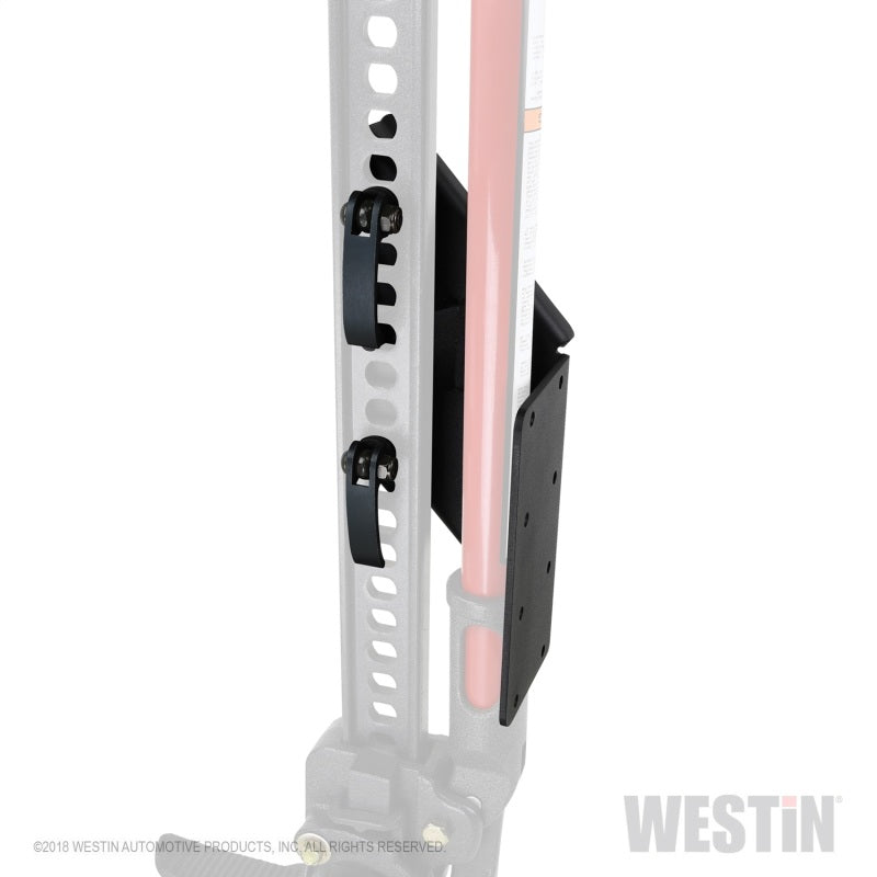 Westin 07+ Jeep Wrangler JK WJ2 Off-Road Jack Mount - Textured Black