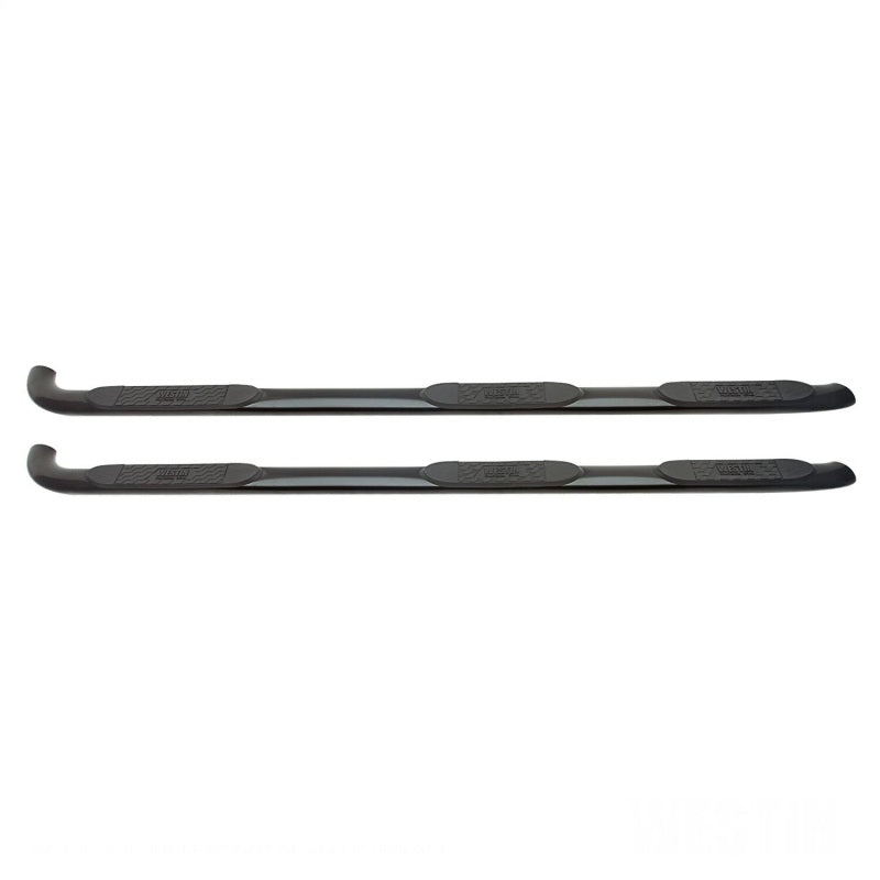 Westin 15+ Chevy Silverado 25/3500 Dbl Cab(6.5ft)/Dually (8ft) Platinum 4 Oval WTW Nerf Step Bars - Blk