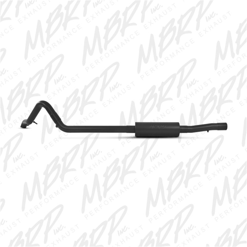 MBRP Jeep Wrangler (JK) 3.8L V6 4 dr Off-Road Tail Pipe Muffler before Axle
