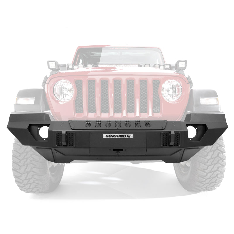 Go Rhino Jeep Wrangler JL/JLU/JK/JKU/Gladiator JT Trailline Front Full Width Bumper