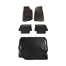 Load image into Gallery viewer, Rugged Ridge Floor Liner Kit Black F/R/Full Cargo Jeep Wrangler JL 2Dr