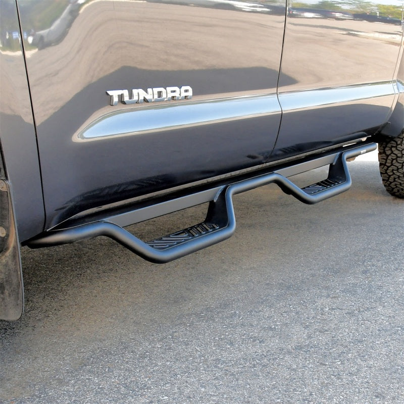 Westin 07+ Toyota Tundra CrewMax Outlaw Drop Nerf Step Bars - Black