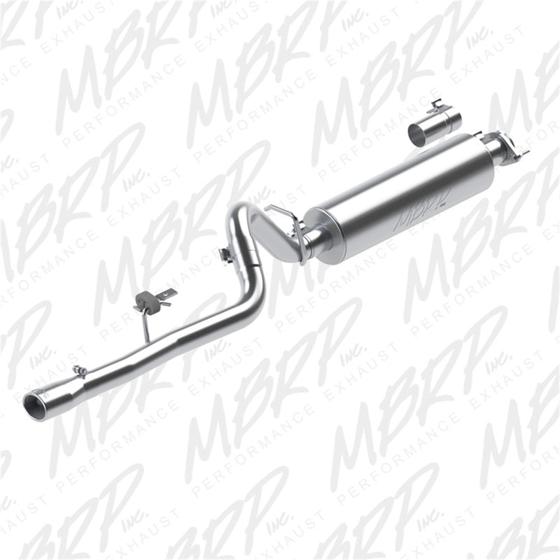MBRP Jeep 2.5L Cherokee 2.5in Cat Back Single T409