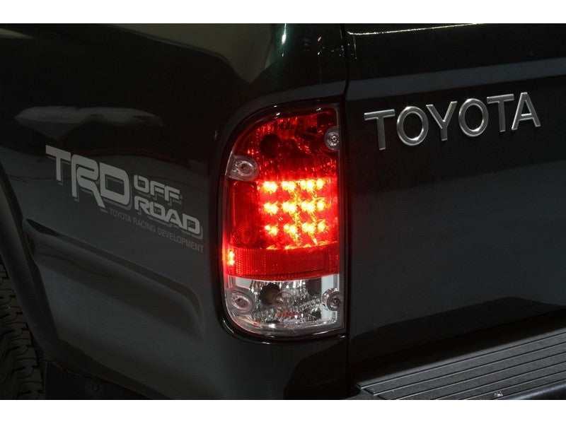 Spyder Toyota Tacoma 95-00 LED Tail Lights Red Clear ALT-YD-TT95-LED-RC