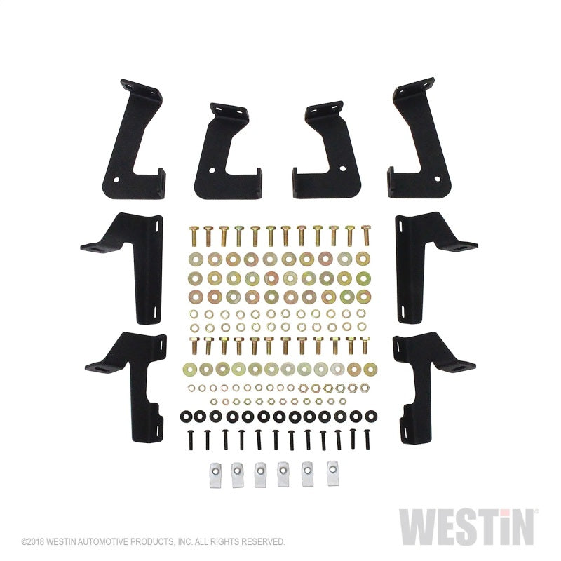 Westin 18+ Jeep Wrangler JL 2DR HDX Drop Nerf Step Bars - Textured Black