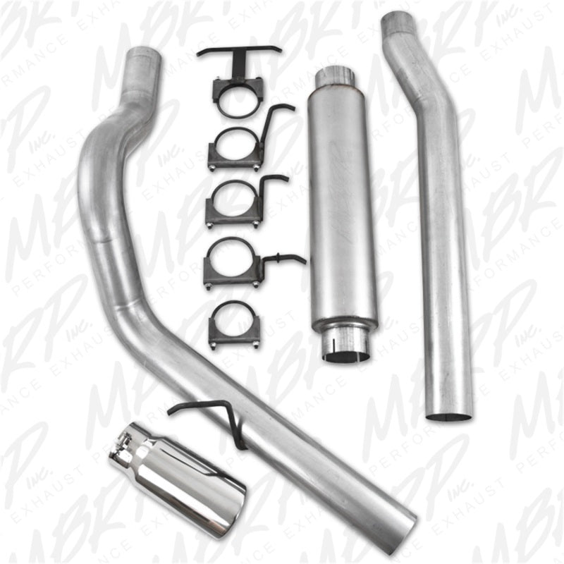 MBRP Ford F-250/350 6.0L EC/CC Cat Back Single Side (Stock Cat)