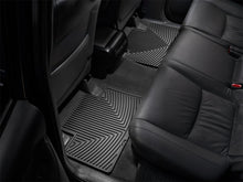 Load image into Gallery viewer, WeatherTech Toyota Tacoma Crew Cab Rear Rubber Mats - Black