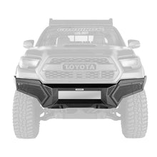 Load image into Gallery viewer, Go Rhino Toyota Tacoma Element Front Bumper with Fixed Light Bar Mount Textured Black