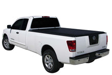 Load image into Gallery viewer, Side profile of a white pickup truck fitted with the Access Original black tonneau cover