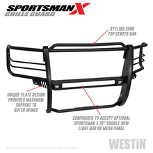 Load image into Gallery viewer, Westin 16+ Chevy Silverado 1500 Sportsman X Grille Guard - Textured Black